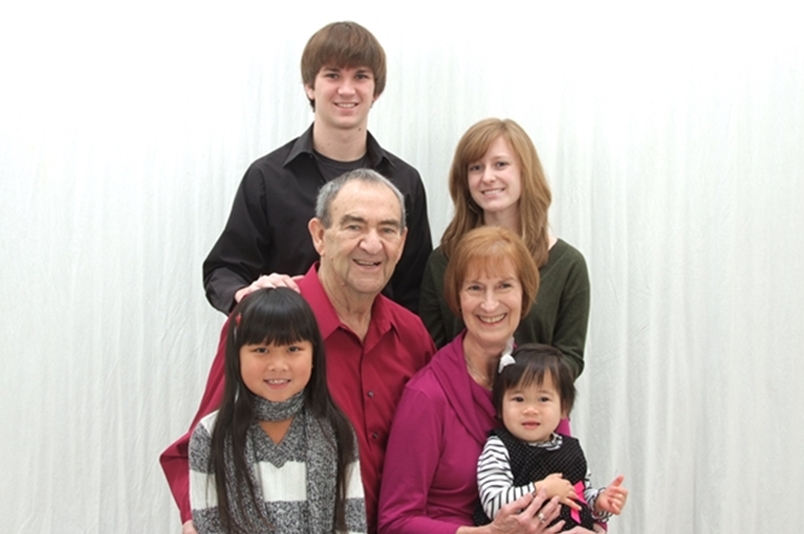 Papa, Nan and grandchildren